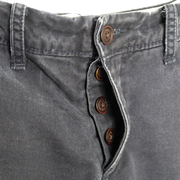 Abercrombie & Fitch Mens Bermuda Chinos Size 30 Dark‎ Gray Wash Preppy Golf - Picture 9 of 10